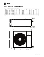 Предварительный просмотр 4 страницы Trane 4TTL5024N1000A Installation And Operation Manual