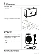 Предварительный просмотр 8 страницы Trane 4TTL5024N1000A Installation And Operation Manual