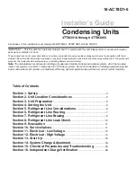 Preview for 1 page of Trane 4TTM3018 Installer'S Manual