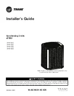 Preview for 1 page of Trane 4TTR7 Series Installer'S Manual