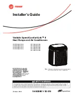 Trane 4TTV0024A1000A Installer'S Manual preview