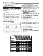 Preview for 4 page of Trane 4TTX6 Installer'S Manual