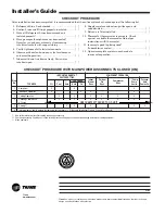 Preview for 8 page of Trane 4TTX6 Installer'S Manual