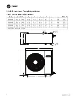 Предварительный просмотр 4 страницы Trane 4TWL6018A1000A Installer'S Manual