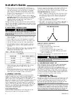 Предварительный просмотр 4 страницы Trane 4TWR3 Installer'S Manual