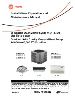 Trane 4TXK6524D1000AL Installation, Operation And Maintenance Manual preview