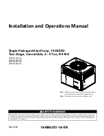 Trane 4WCZ5024E1000A Installation And Operation Manual preview