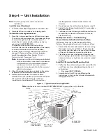 Предварительный просмотр 8 страницы Trane 4YCA4024A1060A Installer'S Manual