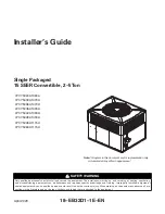 Preview for 1 page of Trane 4YCY5024A1060A Installer'S Manual