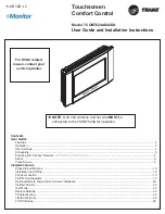 Preview for 1 page of Trane 7CONT624AS42DA User'S Manual And Installation Instructions