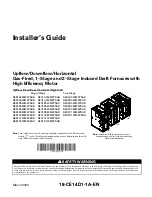 Trane 8B1A026M2PSAB Installer'S Manual preview