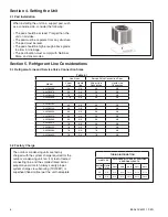 Предварительный просмотр 6 страницы Trane A4AC6018A1000A Installation And Operation Manual