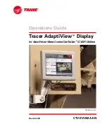 Предварительный просмотр 1 страницы Trane AdaptiView Operation Manual