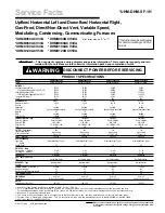 Trane ADHMB060BCV3VA Service Facts preview