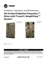 Предварительный просмотр 1 страницы Trane AFDG Installation, Operation And Maintenance Manual