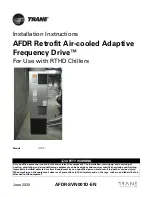 Trane AFDR Installation Instructions Manual preview