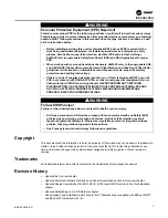 Preview for 3 page of Trane Air-Fi WCS-SB Installation, Operation And Maintenance Manual