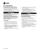 Preview for 9 page of Trane Arctic Thermafit AXM Installation, Operation And Maintenance Manual