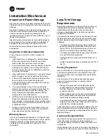 Preview for 12 page of Trane Arctic Thermafit AXM Installation, Operation And Maintenance Manual