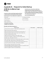 Preview for 67 page of Trane Arctic Thermafit AXM Installation, Operation And Maintenance Manual