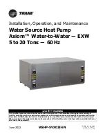 Preview for 1 page of Trane Axiom EXW 060 Series Installation, Operation And Maintenance Manual