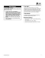 Preview for 3 page of Trane Axiom GEH-E035 Installation, Operation And Maintenance Manual