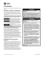 Preview for 2 page of Trane Axiom VSHE024 Operating And Maintenance