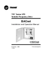 Trane BACnet TR1 Series Installation And Operation Manual предпросмотр