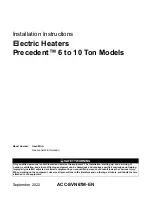 Trane BAY24X042 Installation Instructions Manual preview