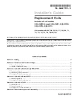 Preview for 1 page of Trane BAYCOIL55 Installer'S Manual