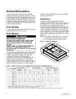 Предварительный просмотр 4 страницы Trane BAYCURB310 Series Installation Manual