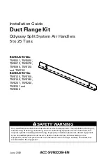 Trane BAYDUCT010A Installation Manual preview