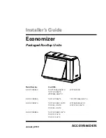 Предварительный просмотр 1 страницы Trane BAYECON085A Installer'S Manual