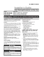 Trane BAYECON103AA Installer'S Manual preview