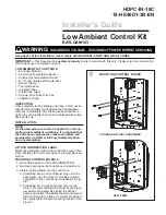 Trane BAYLOAM103 Installer'S Manual preview