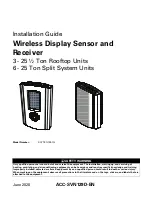 Trane BAYSENS050m Installation Manual preview