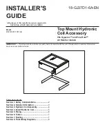 Preview for 1 page of Trane BAYWACC11SC1AA Installer'S Manual