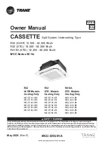 Предварительный просмотр 14 страницы Trane CASSETTE MCCA 48 2B Owner'S Manual