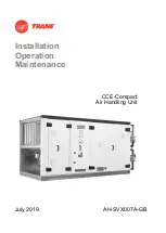 Trane CCE-Compact Series Installation Operation & Maintenance preview