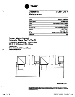 Предварительный просмотр 1 страницы Trane CenTraVac 2100 Operation & Maintenance Manual