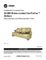 Preview for 1 page of Trane CenTraVac CVHM Installation Instructions Manual