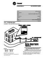 Предварительный просмотр 1 страницы Trane CG-SVN01A-EN Installation Manual