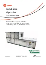 Preview for 1 page of Trane CLCP Euro 25 Installation Operation & Maintenance