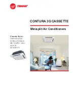 Trane CONTURA 3G CASSETTE Brochure & Specs предпросмотр