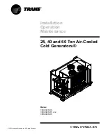 Trane CSRA025FAF0 Installation Operation & Maintenance предпросмотр