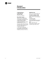 Preview for 4 page of Trane CVGF 1000 Operation And Maintenance Manual