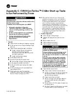 Preview for 121 page of Trane CVHH CenTraVac Installation, Operation And Maintenance Manual