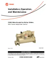 Предварительный просмотр 1 страницы Trane CVHH Installation, Operation And Maintenance Manual