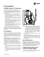 Предварительный просмотр 11 страницы Trane CVHH Installation, Operation And Maintenance Manual