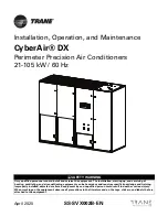 Trane CyberAir DX Installation, Operation And Maintenance Manual предпросмотр